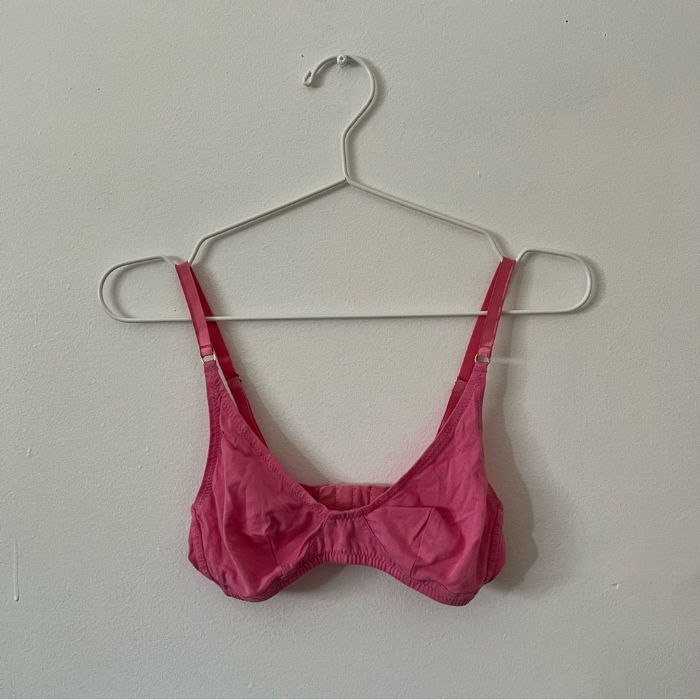 Araks Pink Cotton Bralette